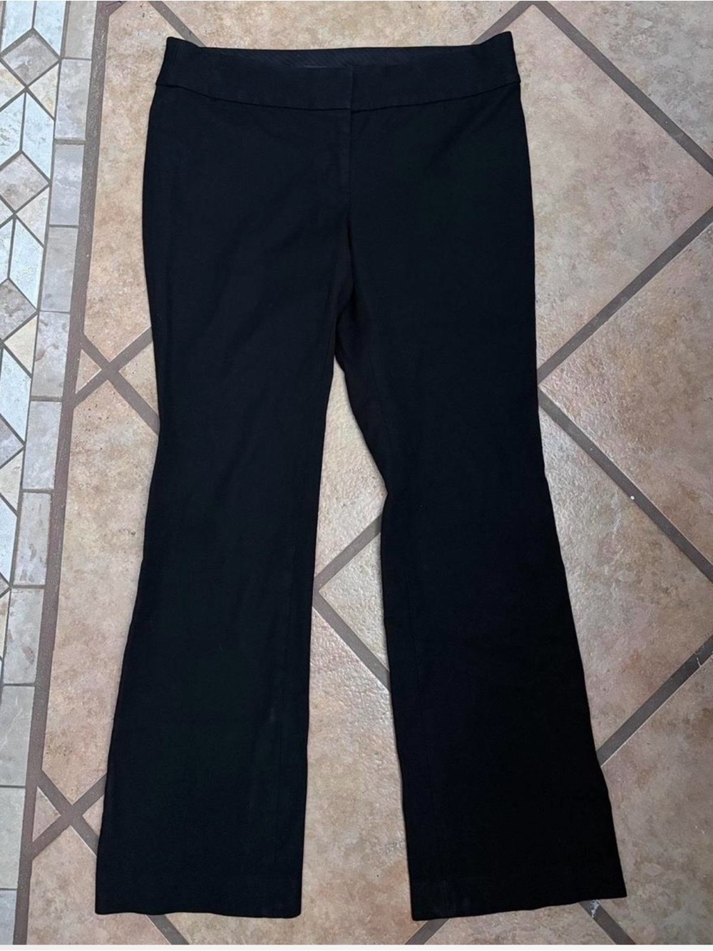 LOFT Black Bootcut low-rise Stretch Pants